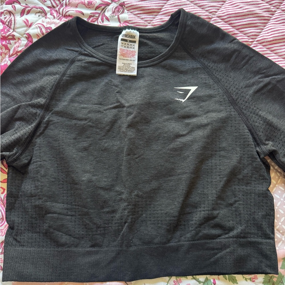 Gymshark Black Crop Top